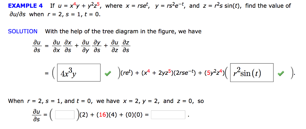 Solved Example 4 If U X4y Y2z5 Where X Rse Du Ds