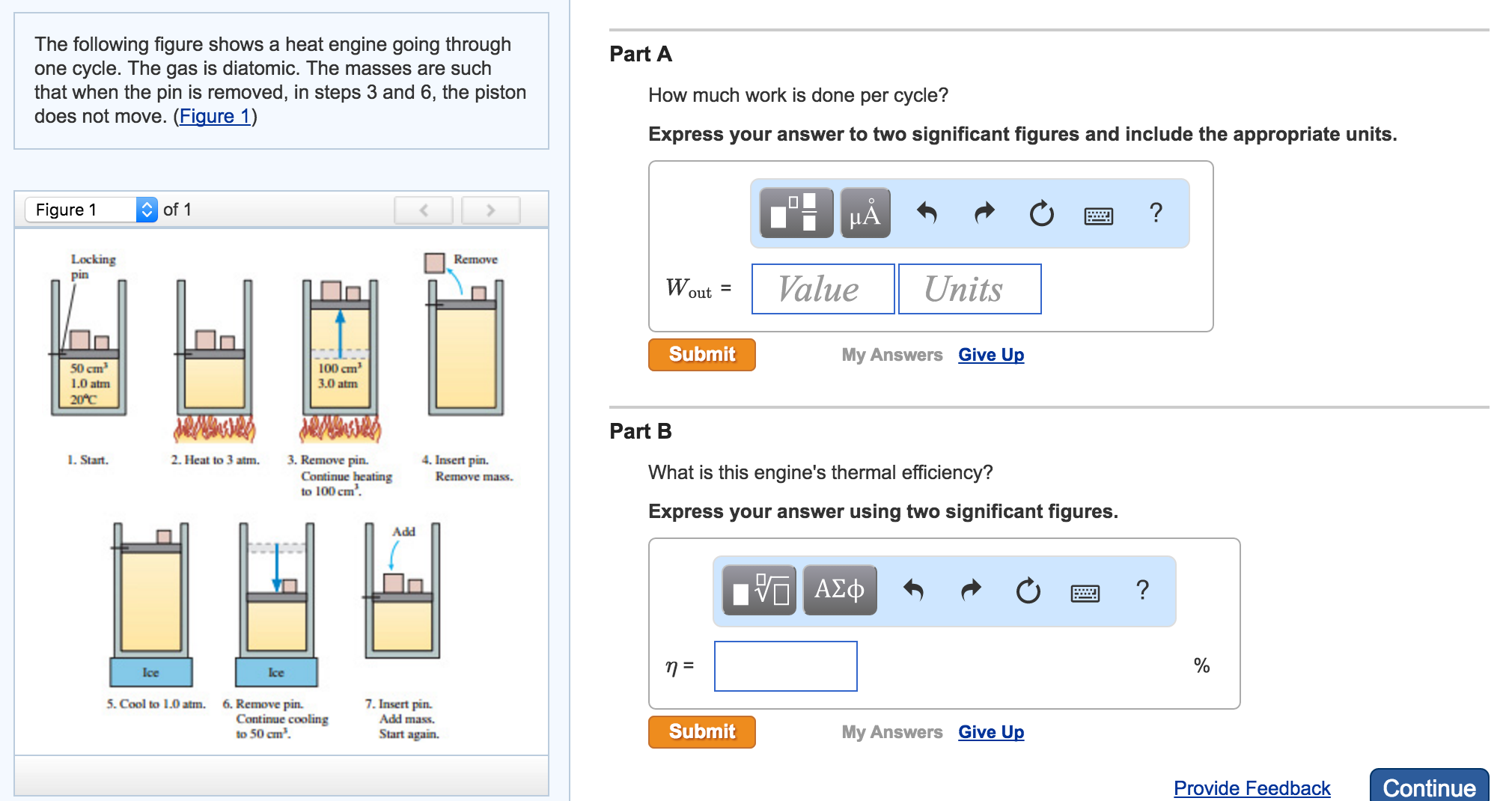 Solved The following figure shows a heat engine going