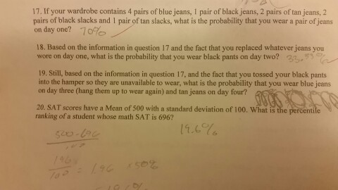 Solved 11. If your wardrobe contains 4 pairs of blue jeans, | Chegg.com