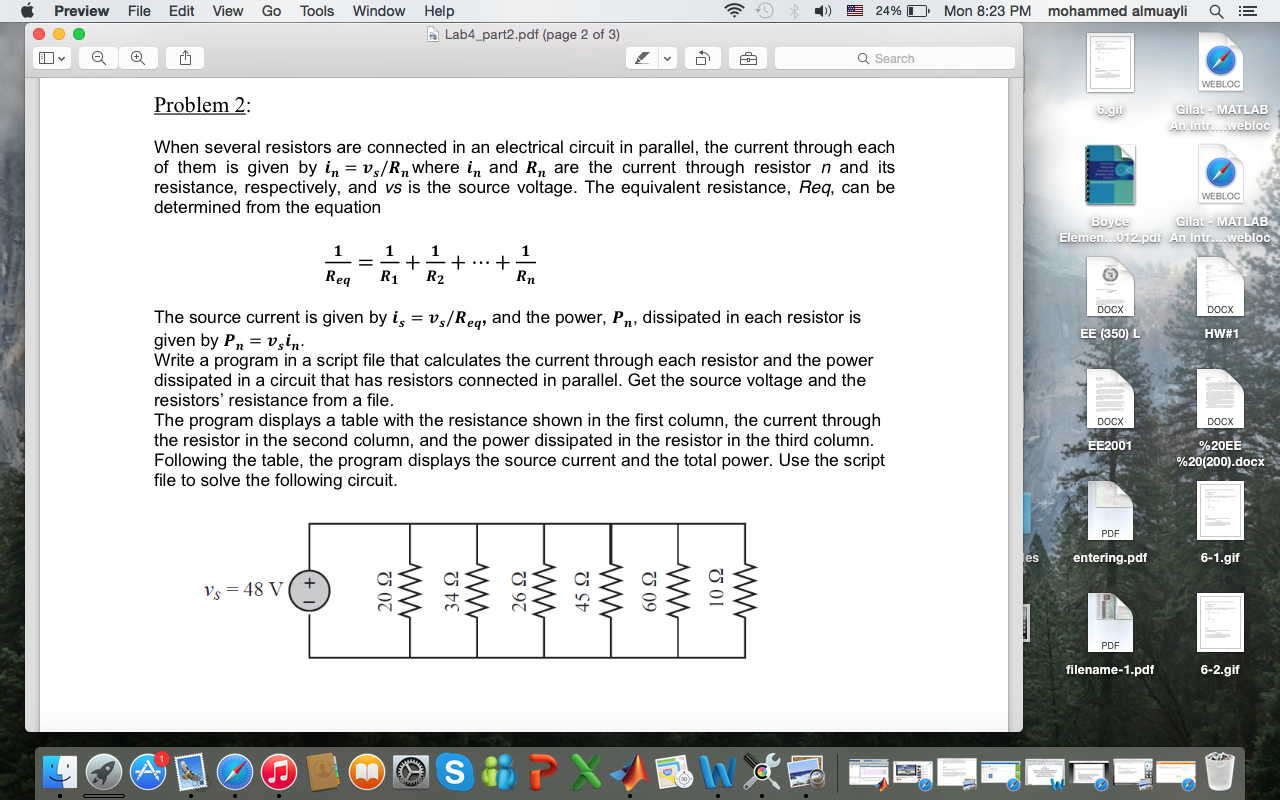 Solved When several resistors are connected in an electrical