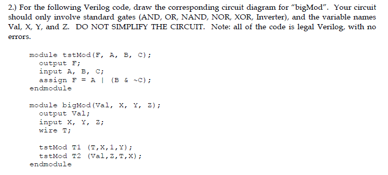 Xor Verilog Code