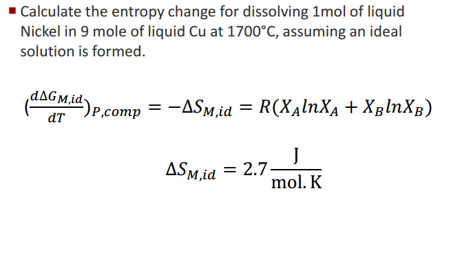 entropy change calculator