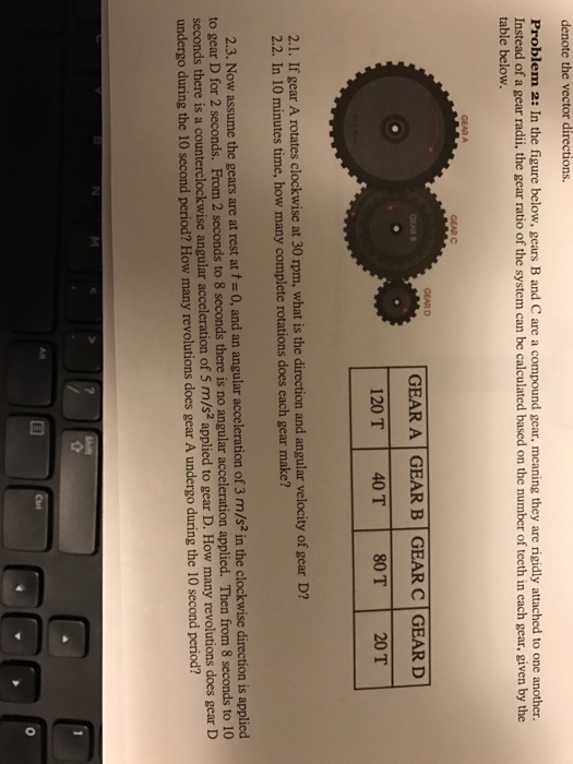 Solved In The Figure Below, Gears B And C Are A Compound | Chegg.com