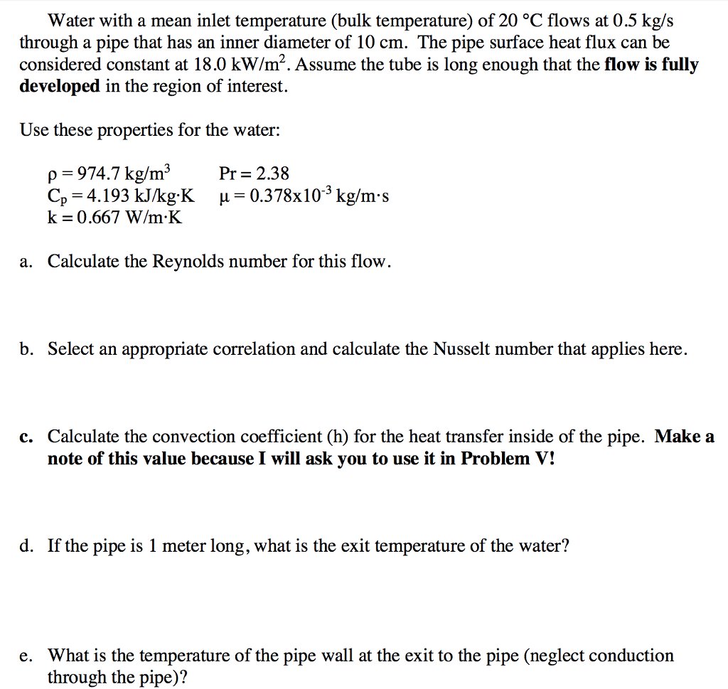 solved-water-with-a-mean-inlet-temperature-bulk-chegg