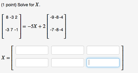 3 8 2x 8 )= 1 4x 9