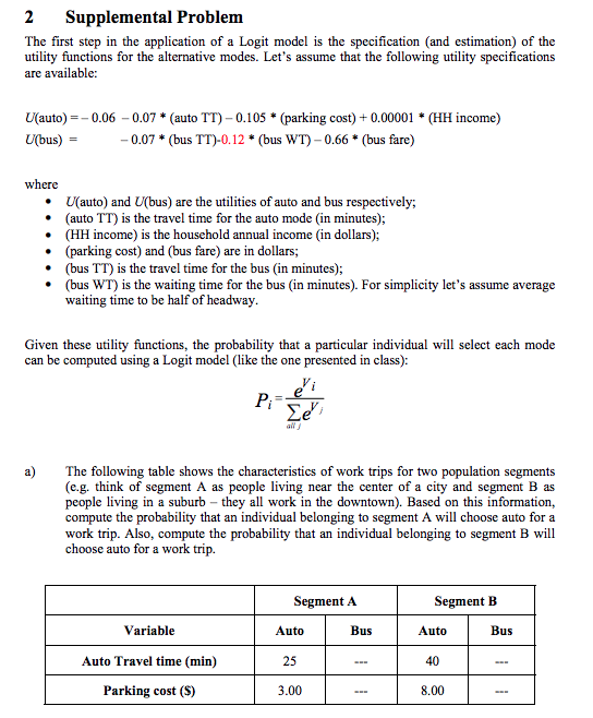 2Supplemental Problem The first step in the | Chegg.com