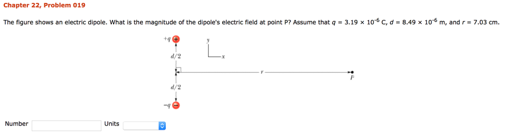 Solved Chapter 22, Problem 019 The figure shows an electric | Chegg.com