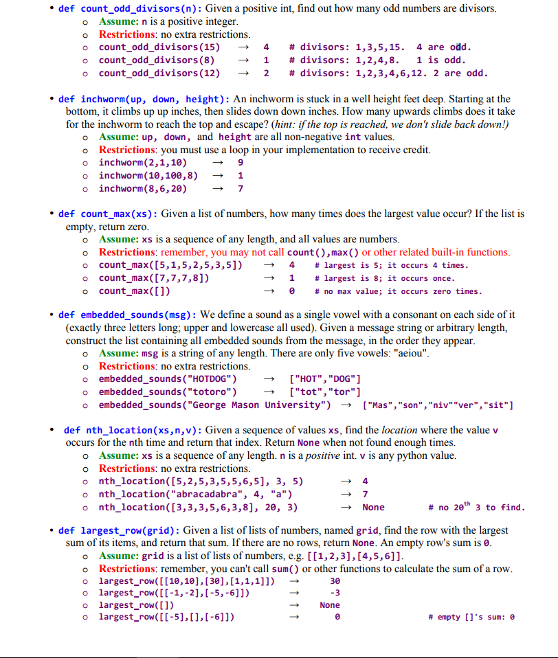 solved-question-how-do-i-solve-these-python-functions-they-chegg