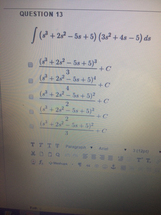 find the value of s in 1 3 s 2 5