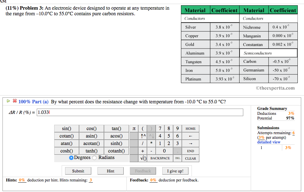 Solved An electronic device designed to operate at any