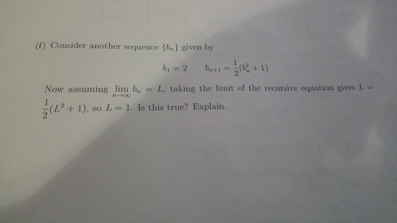 Solved Consider Another Sequence {b_n} Given By B_1 = 2 B_n | Chegg.com