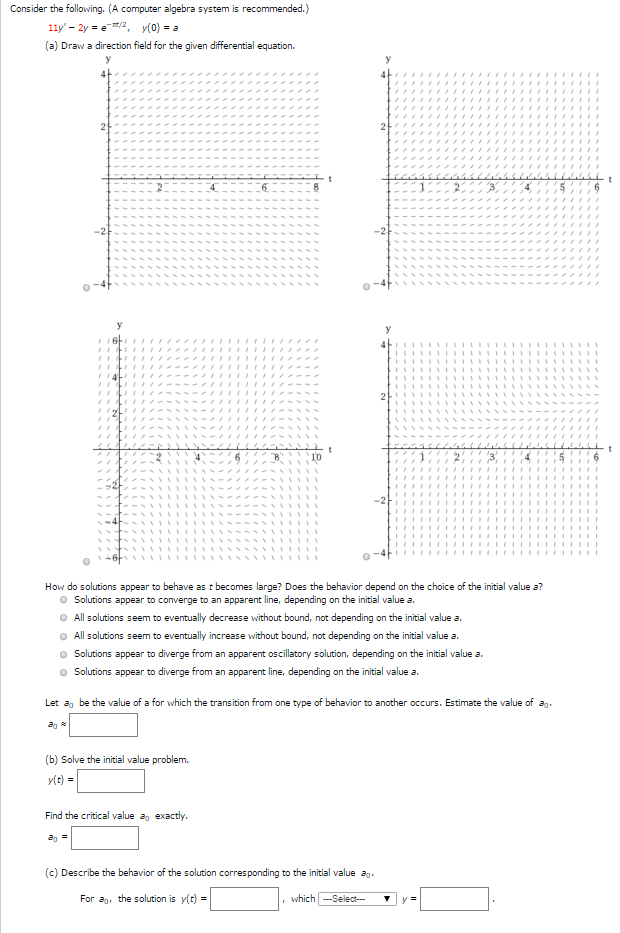 Solved Consider the following. (A computer algebra system is | Chegg.com