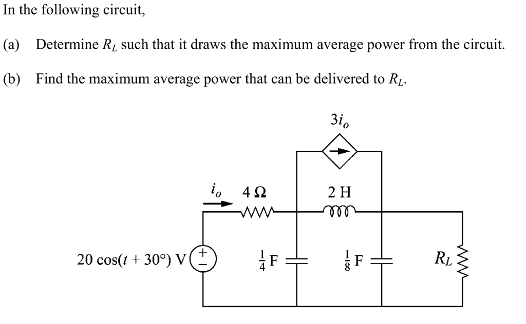 Solved In the following circuit, (a) Determine RI, such that | Chegg.com