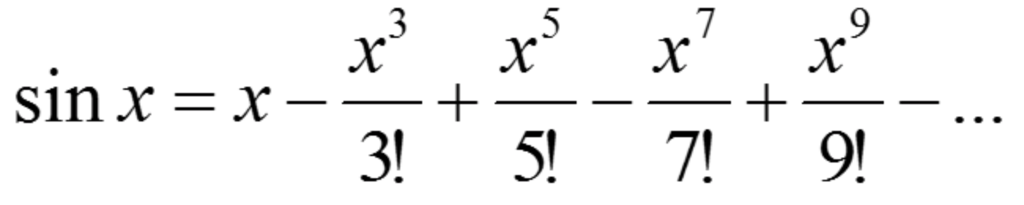 Solved The Maclaurin series expansion for the sine | Chegg.com