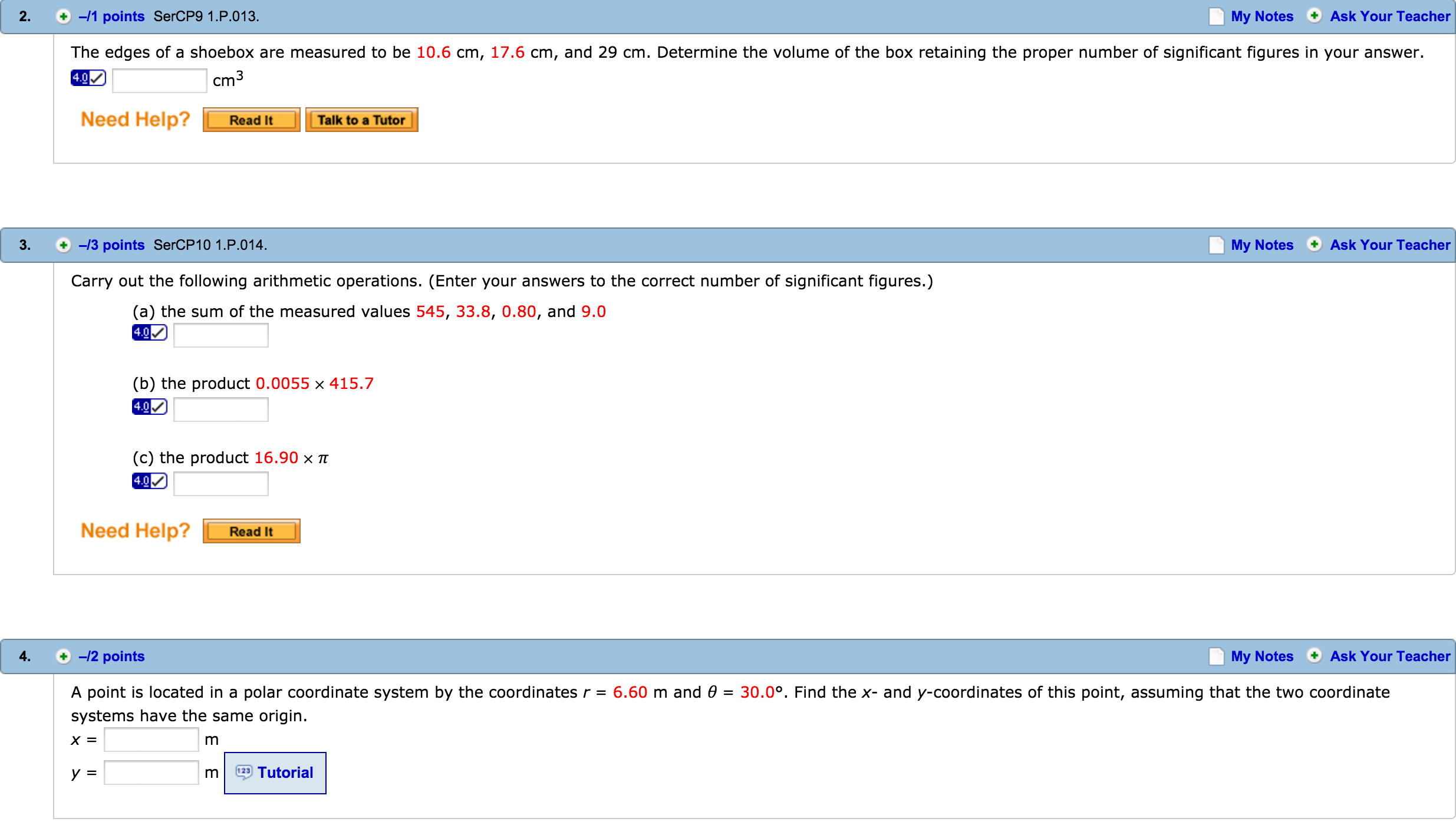 Solved The edges of a shoebox are measured to be 10.6 cm,