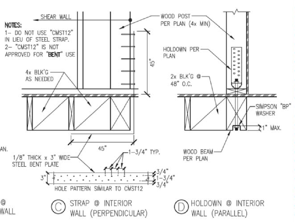 Solved Draw dawings C and D on autocad with the dimensions, | Chegg.com