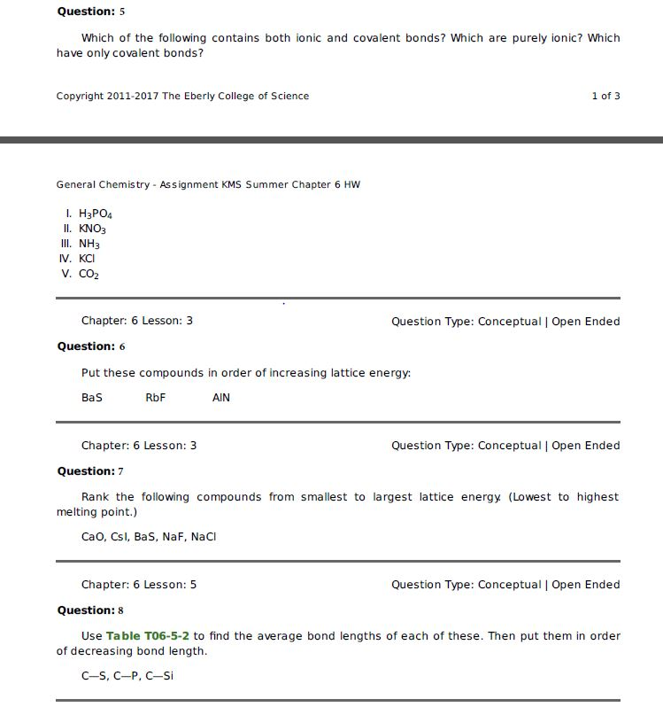 Solved Question: 1 Identify these compounds as either ionic | Chegg.com