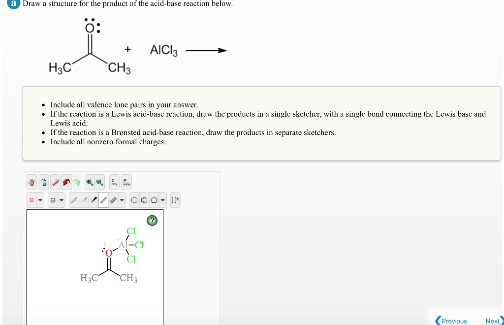 Solved Draw Structure Of Product Of Acid Base Reaction I 5201