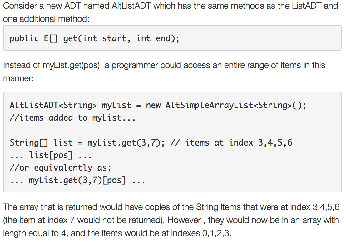 Solved Is this a reasonable addition to the list ADT? | Chegg.com