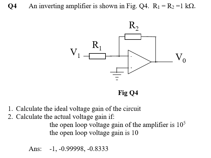 Solved Hi, can you help me find the actual voltage gain if