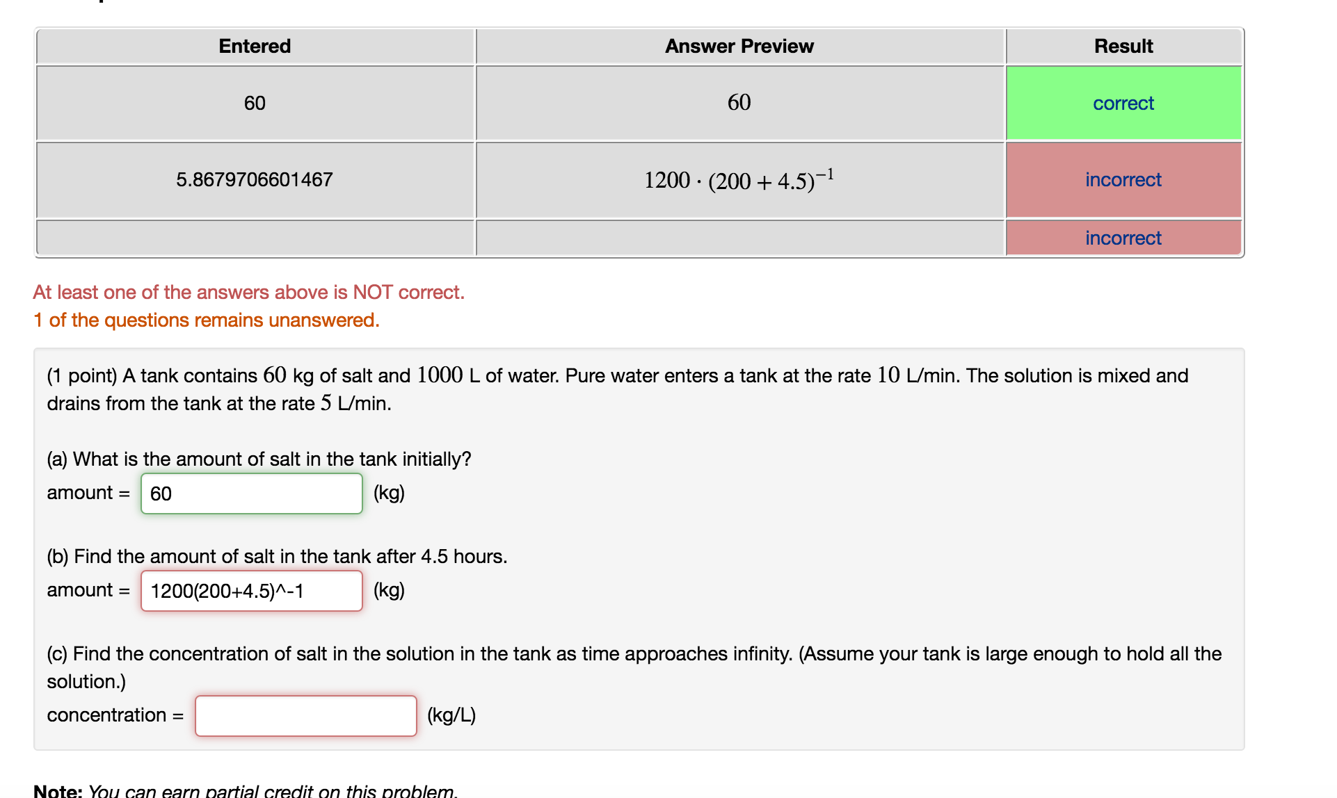 solved-a-tank-contains-6060-kg-of-salt-and-10001000-l-of-chegg