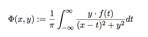 Find a harmonic function on the upper half-plane | Chegg.com