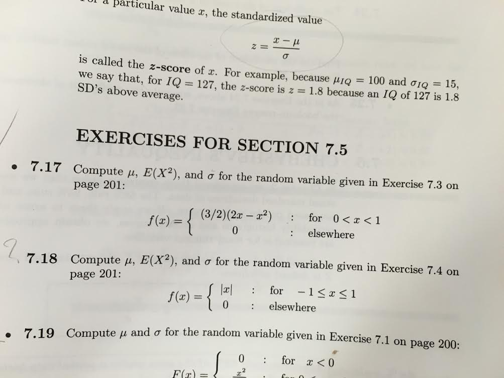 Solved Compute mu, E(X^2), and sigma for the random variable | Chegg.com