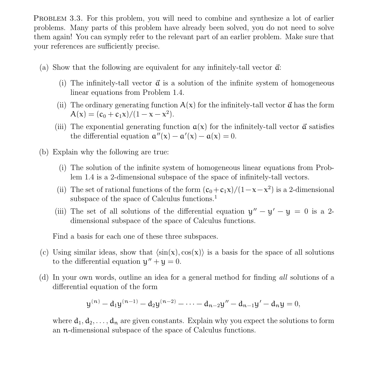 For this problem, you will need to combine and | Chegg.com