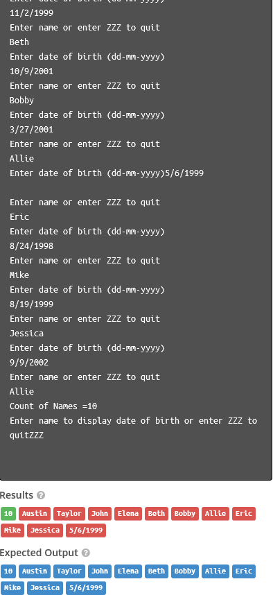 Solved Java problem: Write an application that allows a user | Chegg.com