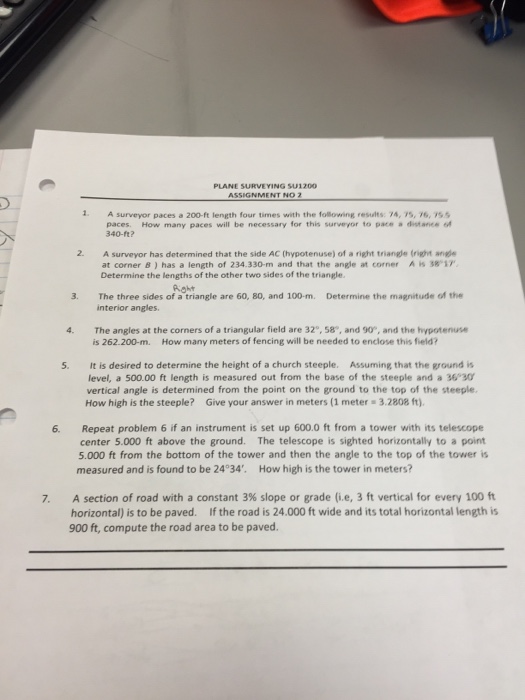 solved-a-surveyor-paces-a-200-ft-length-four-times-with-the-chegg