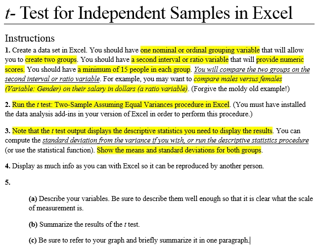 solved-create-a-data-set-in-excel-you-should-have-one-chegg