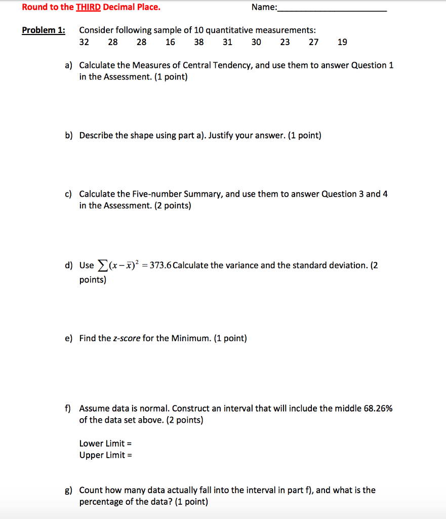 solved-round-to-the-third-decimal-place-name-problem-1-chegg