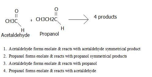 Solved Acetaldehyde forms enolate & reacts with acetaldehyde | Chegg.com