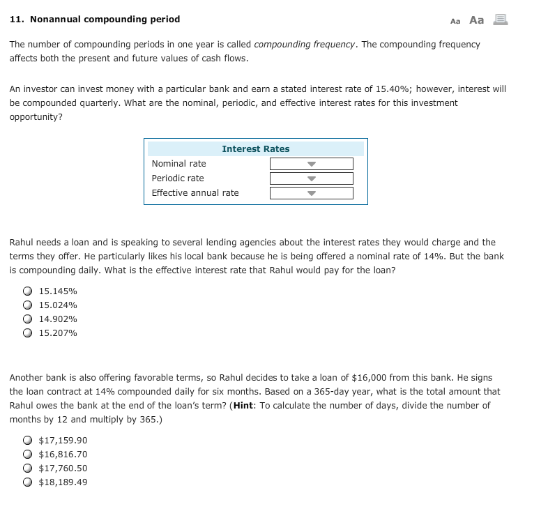 solved-the-number-of-compounding-periods-in-one-year-is-chegg