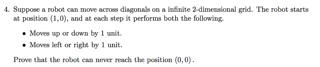 Solved Suppose a robot can move across diagonals on a | Chegg.com