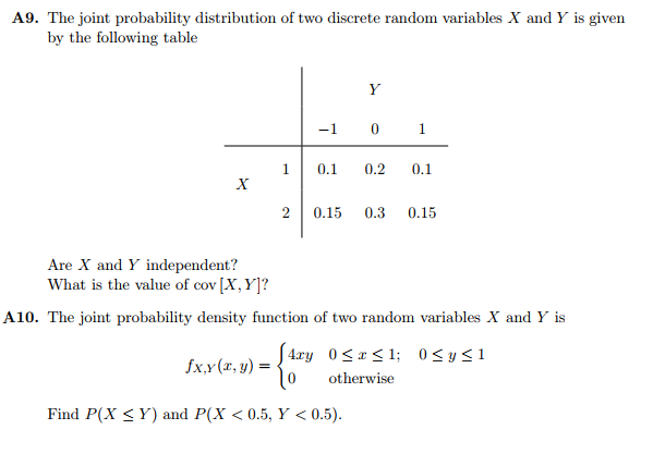 solved-a9-the-joint-probability-distribution-of-two-chegg