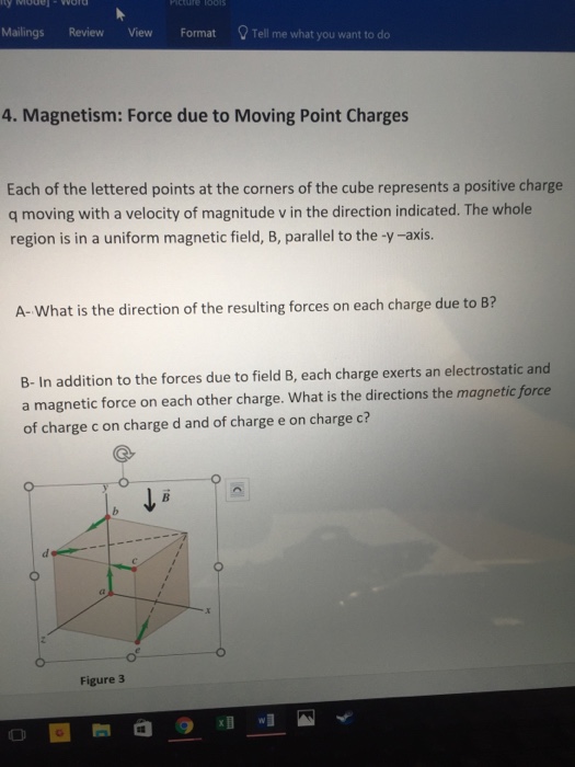 Solved Magnetism Force Due To Moving Point Charges Each Of Chegg
