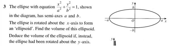 Solved 3 The ellipse with equation x^2/a^2 +y^2/b^2 = 1, | Chegg.com