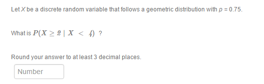 Solved Let X be a discrete random variable that follows a | Chegg.com