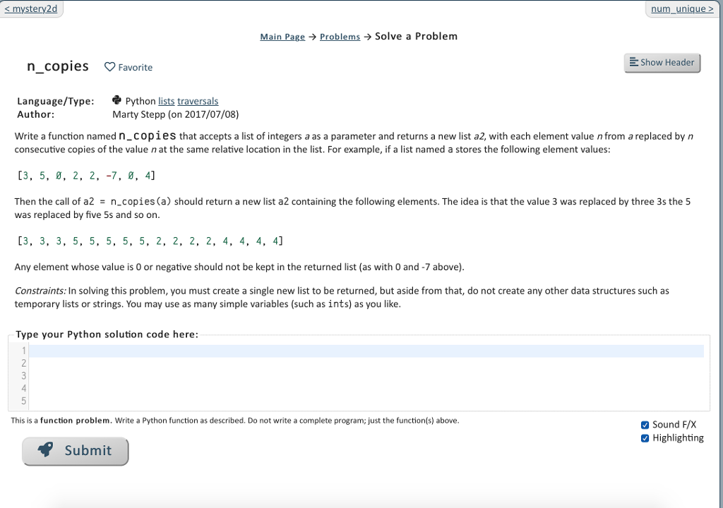 Solved Code is in python and is only asking for a function | Chegg.com