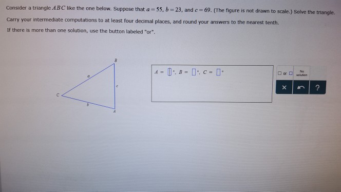 Solved Consider A Triangle ABC Like The One Below. Suppose | Chegg.com