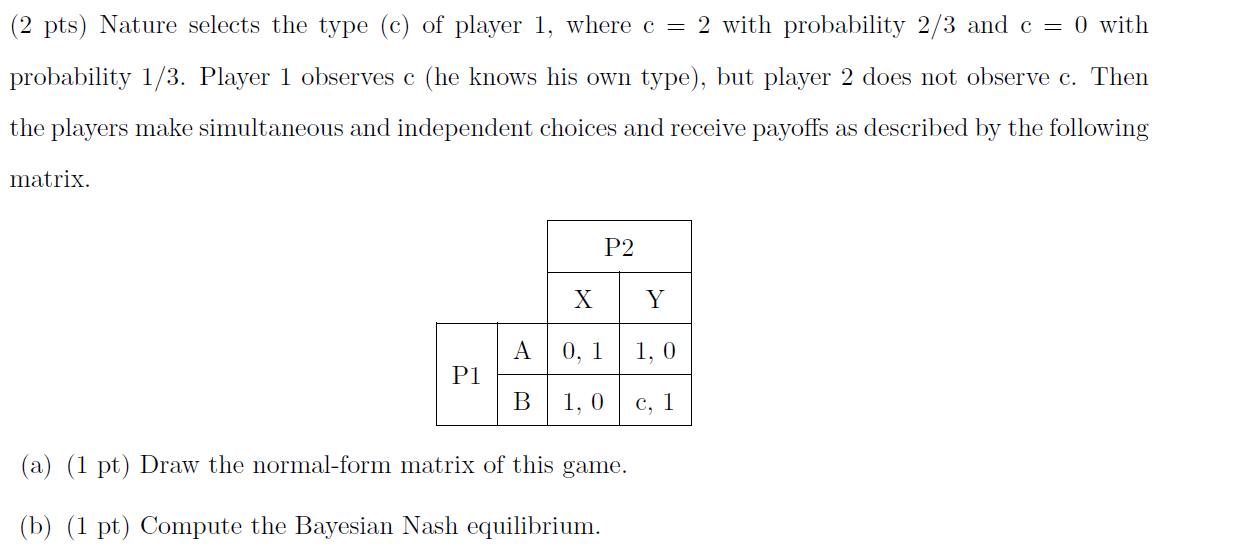 4.4 Game Theory. Please Provide Complete And Correct | Chegg.com