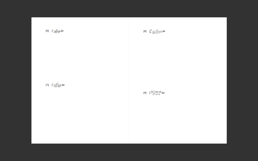 integral-x-squareroot-16-x-2-dx-integral-chegg