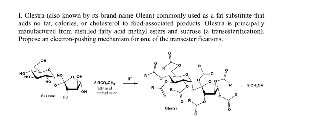 Solved I Olestra (also known by its brand name Olean) Chegg com Solved I Olestra (also known by its brand name Olean) Chegg com