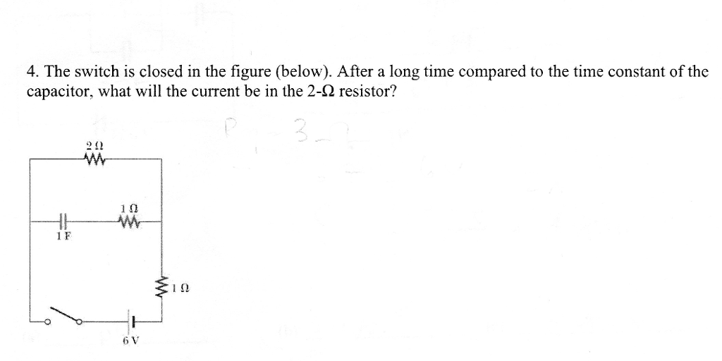 Solved The switch is closed in the figure (below). After a