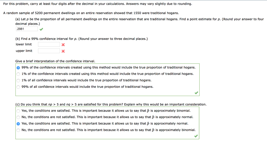 Solved A random sample of 5200 permanent dwellings on an | Chegg.com