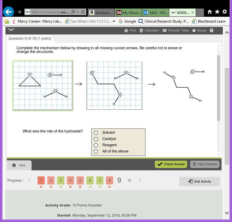 Solved Complete The Mechanism Below By Drawing In All | Chegg.com