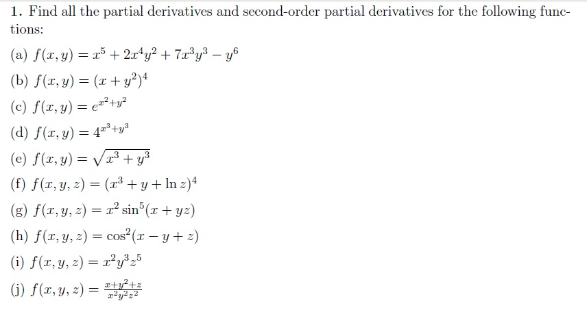 solved-find-all-the-partial-derivatives-and-second-order-chegg