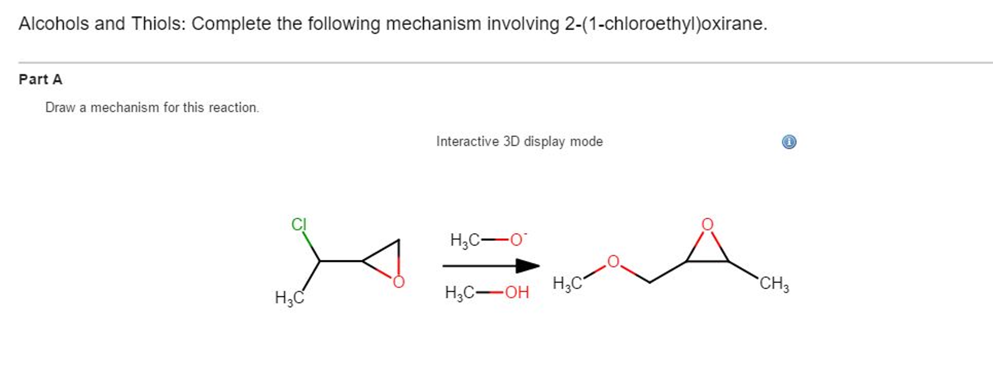 Solved Alcohols And Thiols: Complete The Following Mechanism | Chegg.com