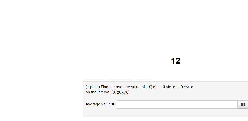 solved-find-the-average-value-of-f-x-3-sin-x-9-cos-x-chegg